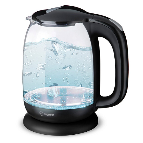 Чайник электрический стеклянный, 1,7л, 2,2 кВт, Hottek, HT-960-007