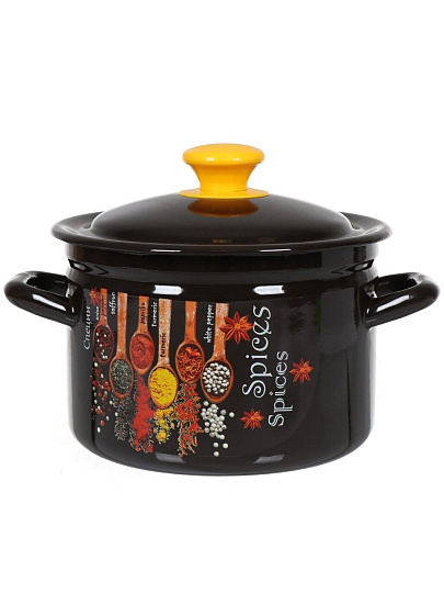 Набор посуды эмалированная сталь, 6 предметов, кастрюли 2,3,4 л, Керченский металлургический завод, Карри-1 эксклюзив