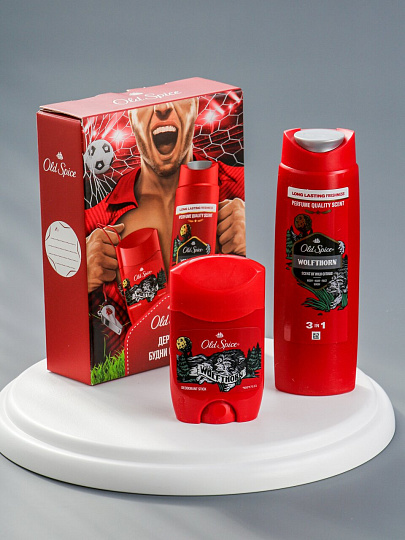 Набор подарочный для мужчин, Old Spice, Wolfthorn, дезодорант стик 50 мл + гель для душа 250 мл