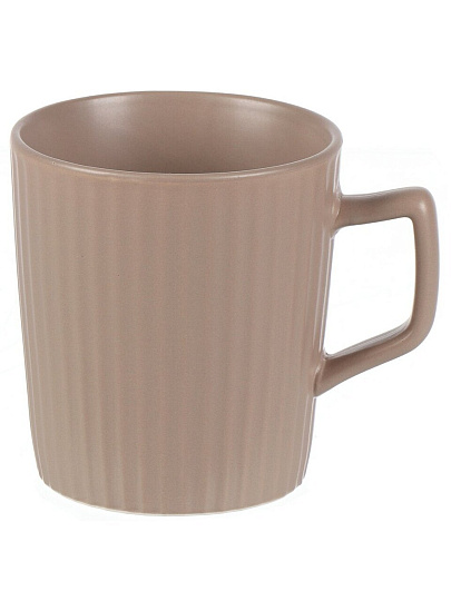 Кружка керамика, 350 мл, Эльзас, Daniks, ZPX222210-3, бежевая