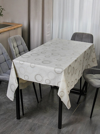 Скатерть Silvano, Глиттер, 1.37х1.8 м, ПВХ на тканевой основе, MT-6142B