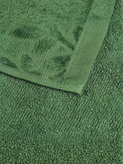 Набор полотенец кухонных 2 шт, 30х50 см, махровый, 100% хлопок, 400 г/м2, Silvano, Листья, зеленый, Узбекистан