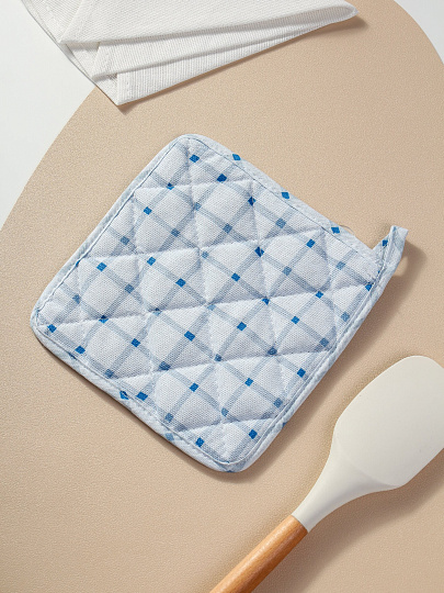 Прихватка 18х18 см, 100%хл, Silvano, Морская клетка