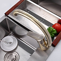Смеситель для кухни, Frap, с картриджем, бронзовый, F4130-4 - фото 3