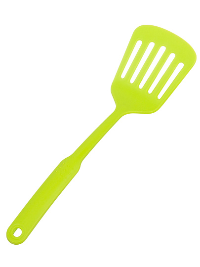Лопатка кулинарная нейлон, с прорезями, навеска, лайм, HouseLoft, Fresh, Y4-11197