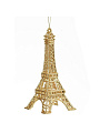 Елочное украшение Эйфелева башня, золотое, 16.5х7.5 см, SYYKLA-182111 CS - фото 2
