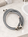 Подводка для воды М10-1/2&amp;quot;х1.2 м, пара, сталь, полиамид, AquaLine