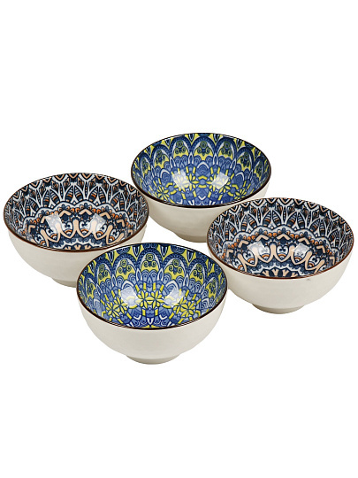 Набор салатников 4 шт, 11х5.5 см, 250 мл, Восток, B010442