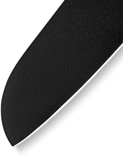 Нож кухонный Samura, Chadow, сантоку, нержавеющая сталь, 17.5 см, рукоятка пластик, SH-0095/K