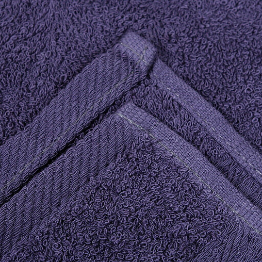 Полотенце кухонное махровое, 35х60 см, Вышневолоцкий текстиль, Жаккардовый бордюр, графит, Россия, Ж1-3560.120.375