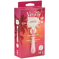 Станок для бритья Venus, Comfortglide Sugarberry, для женщин, 5 лезвий, 1 сменная кассета, держатель