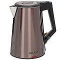 Чайник электрический Galaxy Line, GL 0320, бронзовый, 1.7 л, 2000 Вт, скрытый нагревательный элемент, металл