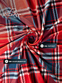 Плед 1.5-спальный, 130х170 см, флис, 100% полиэстер, Silvano, Клетка, красная клетка - фото 2