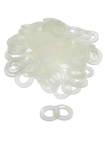 Прокладка уплотнительная 100 шт, 3/4&quot;, ПВХ, прозрачная, СантехКреп, 2.11.2.Ф