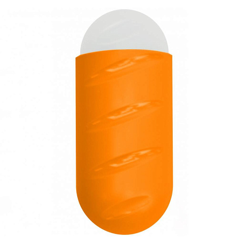 Контейнер пищевой пластик, 0.4 л, 25 см, оранжевый, Wowbottles, КК3079