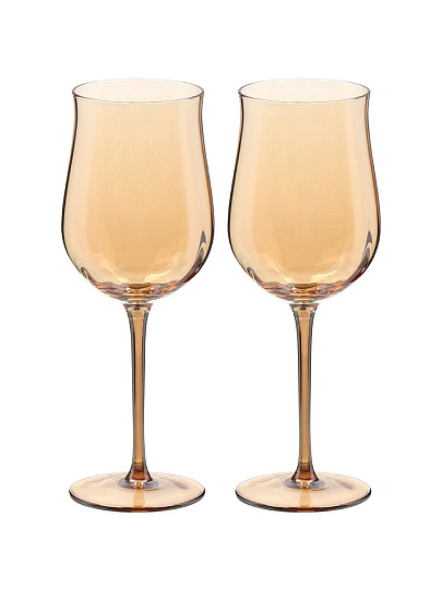 Бокал для вина, 410 мл, стекло, 2 шт, Billibarri, Kandelario, 900-127