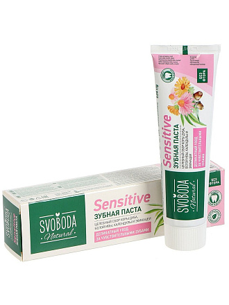 Зубная паста SVOBODA, Sensitive, 124 г