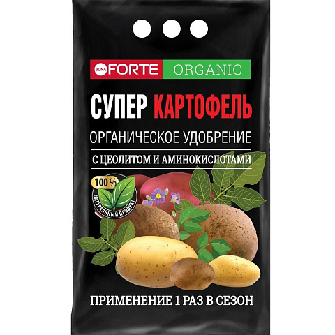 Удобрение Супер картофель, органическое, 2 кг, Bona Forte