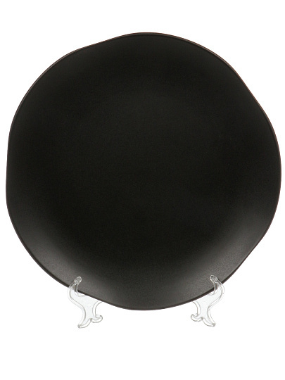 Тарелка обеденная, керамика, 27 см, круглая, Elsa, Elrington, 235-61001, черная
