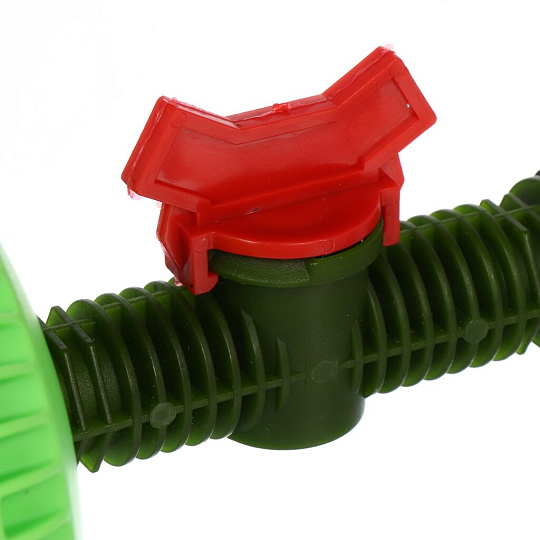 Душ летний 11 см, с пластиковым краном, с лейкой