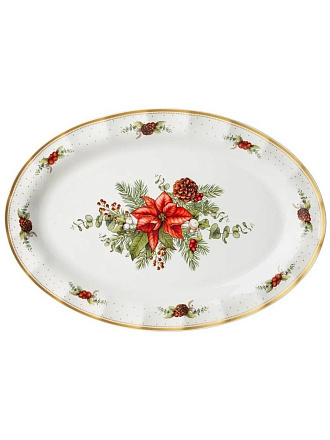 Блюдо фарфор, овальное, 30.5 см, Celebration, Lefard, 54-608