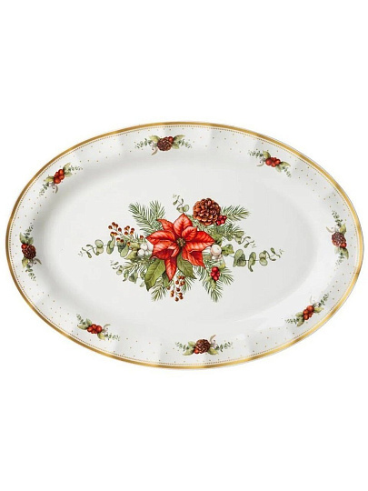 Блюдо фарфор, овальное, 30.5 см, Celebration, Lefard, 54-608
