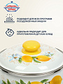Кастрюля эмалированная сталь, 3 л, крышка сталь, сферический, Сибирские товары, Лимоны, 3MC181P, индукция - фото 6