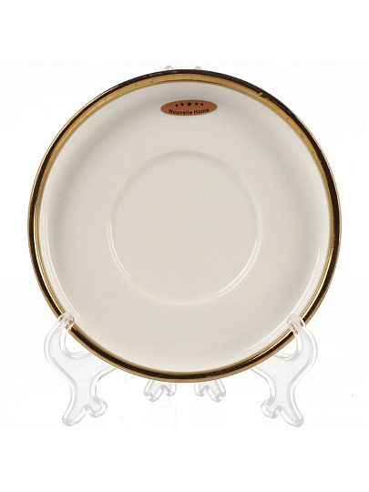 Чайная пара фарфор, 2 предмета, на 1 персону, 200 мл, Nouvelle Home, Royal line, 1731024, blue-grey