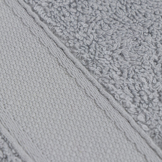 Полотенце банное 70х140 см, 100% хлопок, 500 г/м2, Виола, Bella Carine, серо-голубое, Турция, FT-3-70-0611