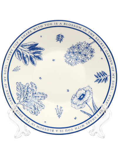 Набор чайный фарфор, 12 предметов, на 6 персон, 250 мл, Jewel, Тайный сад, ПС0045-37