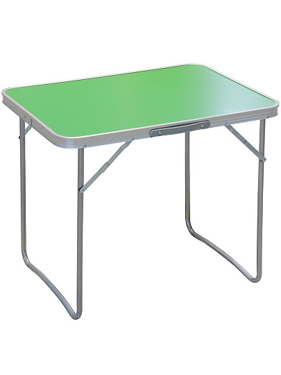 Стол складной металл, прямоугольный, 70х50х60 см, столешница МДФ, зеленый, Green Days