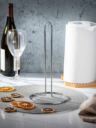 Держатель для бумажных полотенец, металл, 30х15 см, Y3-1111