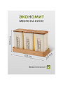 Набор емкостей пластик, 0.2 л, 3 шт, для хранения специй, на подставке, Sugar&amp;amp;Spice, Rosemary, SE106612996 - фото 8