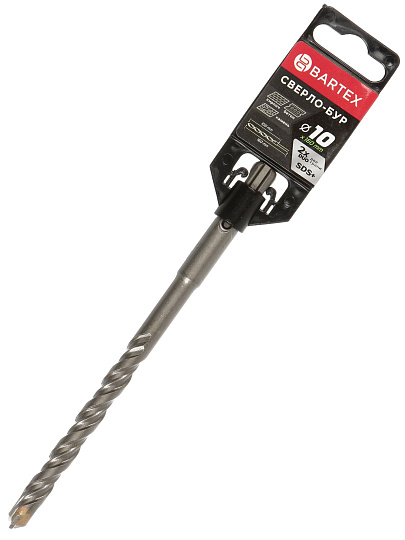 Сверло-бур для перфоратора, Bartex, диаметр 10х100х160 мм, SDS-Plus, KF102016F