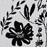 Салфетка «Этель» Flowers black 30х45 см вид 2, 100% пэ, 370 г/м2, 6705302 - фото 3