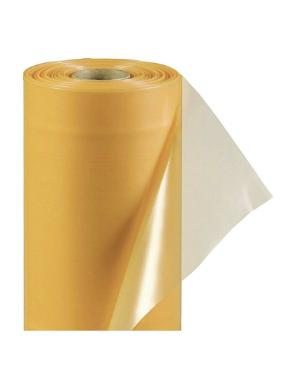 Пленка укрывная 120 мкм, рукав, 3х85 м, ГОСТ, светостабилизированная, 45 кг, 3 сезона, желтая, 100193