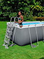Бассейн каркасный Bestway, 412х201х122 см, Power Steel, 56457, фильтр-насос, лестница, 8124 л, ремкомплект - фото 12