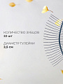 Грабли веерные, 22 зуб, металл, Усиленные, проволочные, окрашенные, в ассортименте - фото 3