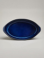 Форма для запекания керамика, 22х37х7 см, 2.5 л, овальная, Agness, Reactive Blue, 780-129 - фото 4