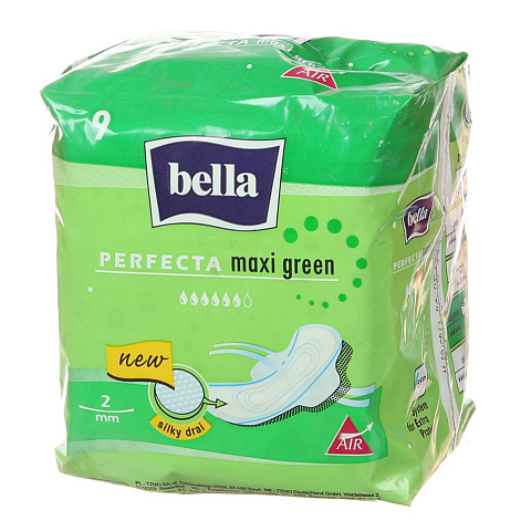Прокладки женские Bella Perfecta Maxi Dry Green, 8 шт