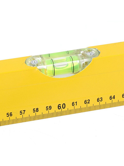 Уровень алюминий, 1200 мм, 3 глазка, линейка, желтый, Bartex, HJ-88D