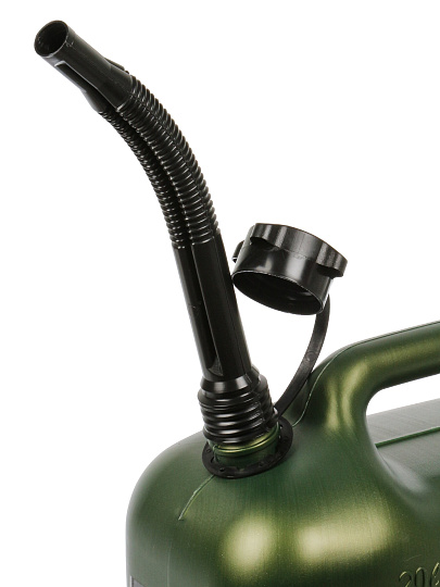 Канистра для топлива, 20 л, прямоугольная, оливковая, 55332, Profi, 3Ton