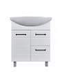 Тумба Doratiz, Балтика 70, 65х32 см, 1 дверь, 2 ящика, напольная, под умывальник, белая, 9912.497 - фото 3