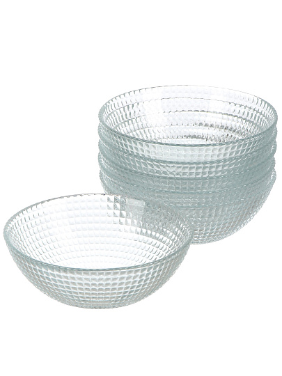 Набор салатников стекло, 6 шт, 0.3 л, 13х13х4.5 см, Venice, Kaveh, BL7114GCL