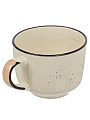Бульонница керамика, 500 мл, с ручкой, Фьюжен Миели, Elrington, 225-27030, бежевая - фото 4