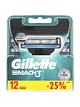 Сменные кассеты для бритв Gillette, Mach3, для мужчин, 12 шт - фото 9