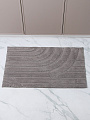 Коврик для ванной, 0.5х0.8 м, полиэстер, светло-серый, Silvano, Линии, Y4-11472 - фото 2