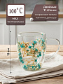 Кружка стекло, 350 мл, Сухоцветы, двойные стенки, в индивидуальной упаковке, B060749, голубая - фото 2