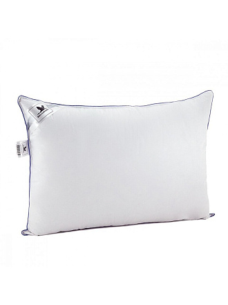 Подушка 50 х 70 см, перо + пух птичий, Ника, чехол 100% хлопок, кант, упругая, Belashoff, ПН1-2