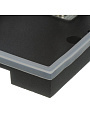 Светильник фасадный General Lighting Systems, GWL-2MR16-GU10-R-IP65, настенный, 50 Вт, металл, 8х15 см, 2 лампы, IP65, круглый, черный - фото 3
